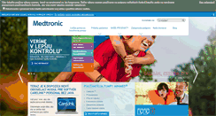 Desktop Screenshot of medtronic-diabetes.sk
