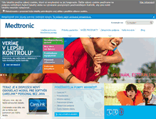 Tablet Screenshot of medtronic-diabetes.sk