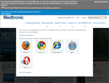 Tablet Screenshot of medtronic-diabetes.at