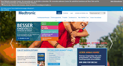 Desktop Screenshot of medtronic-diabetes.de
