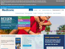 Tablet Screenshot of medtronic-diabetes.de