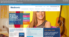 Desktop Screenshot of medtronic-diabetes.com