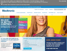Tablet Screenshot of medtronic-diabetes.com